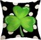 St Patricks Day Throw Pillow Cover 18X18 Inch Polka Dots Shamrock Decor Holiday Farmhouse Spring Cushion Case